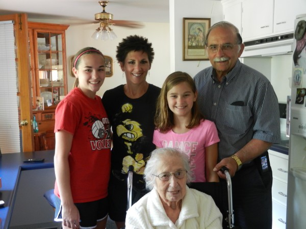 Augustina with Ann Emma Elle Tom